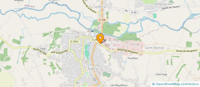 localisation de l'entreprise MONSIEUR JEROEN STOK  RIBERAC
