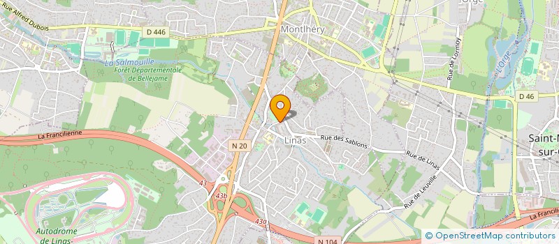 localisation de l'entreprise MONSIEUR JEROM DENIGOT à LINAS