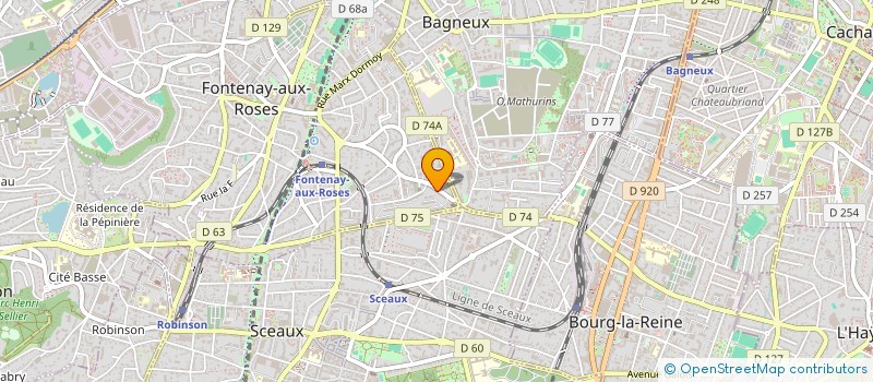 localisation de l'entreprise MONSIEUR JEROM SRI BALAN à FONTENAY-AUX-ROSES