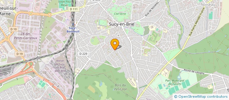 localisation de l'entreprise MONSIEUR JEROME ABADIE à SUCY-EN-BRIE