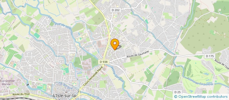 localisation de l'entreprise MONSIEUR JEROME ACROUE  L'ISLE-SUR-LA-SORGUE