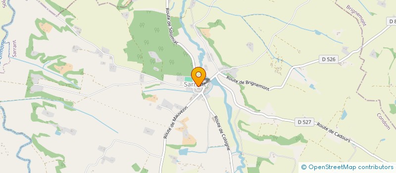 localisation de l'entreprise MONSIEUR JEROME AJAS  SARRANT