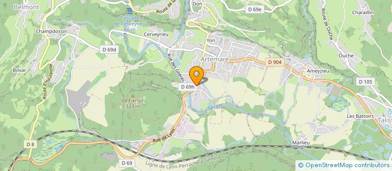 localisation de l'entreprise MONSIEUR JEROME ALAIN MORETIN  ARTEMARE