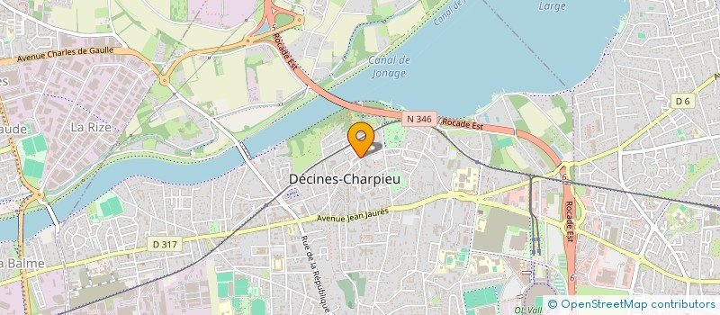 localisation de l'entreprise MONSIEUR JEROME ALAIZE  DECINES-CHARPIEU