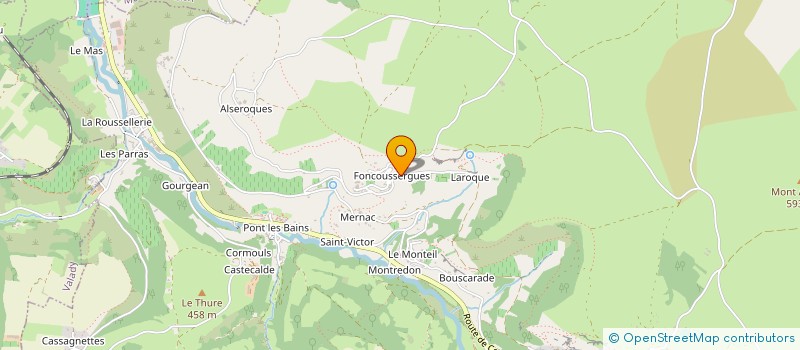 localisation de l'entreprise MONSIEUR JEROME ALBENQUE  SALLES-LA-SOURCE