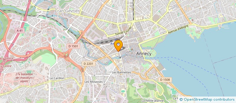 localisation de l'entreprise MONSIEUR JEROME ALBERTO à ANNECY