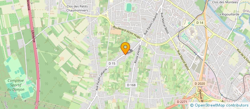 localisation de l'entreprise MONSIEUR JEROME ALLARD à OLIVET