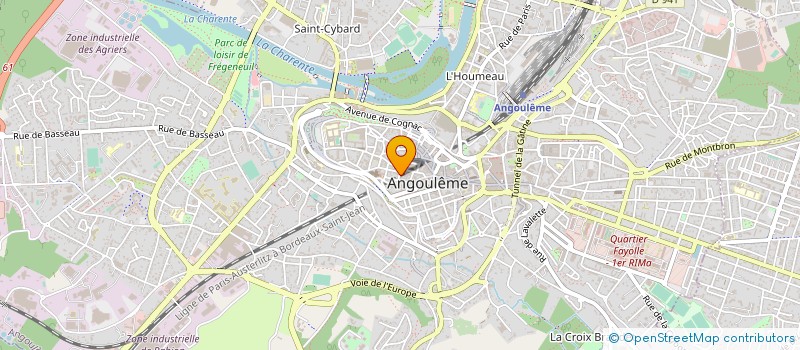 localisation de l'entreprise MONSIEUR JEROME ALLAVENA à ANGOULEME