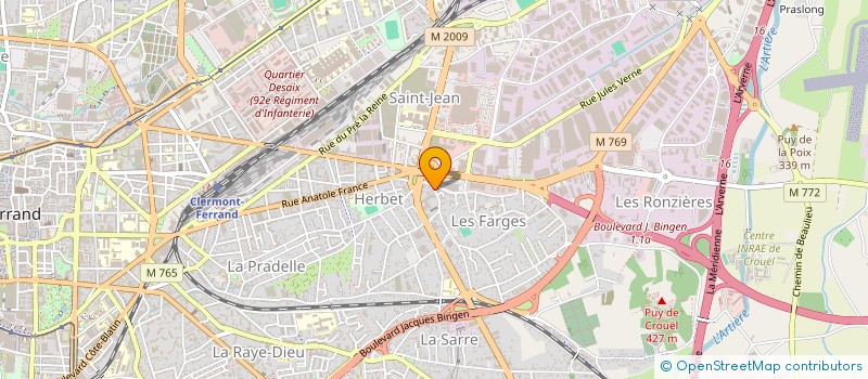 localisation de l'entreprise MONSIEUR JEROME ALTURA  CLERMONT-FERRAND