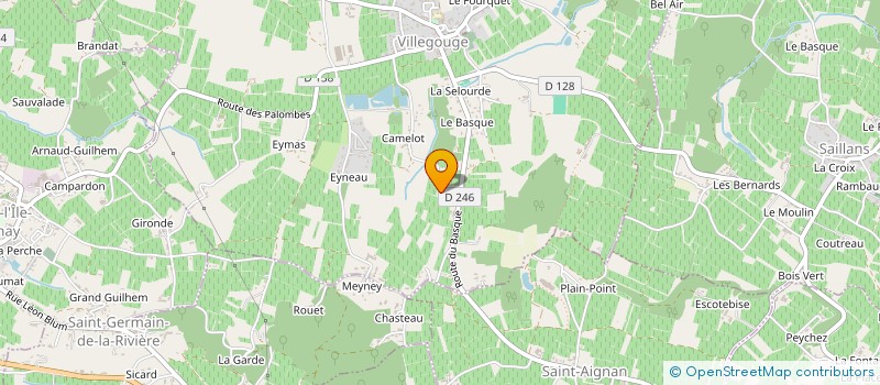 localisation de l'entreprise MONSIEUR JEROME ALVAREZ  VILLEGOUGE