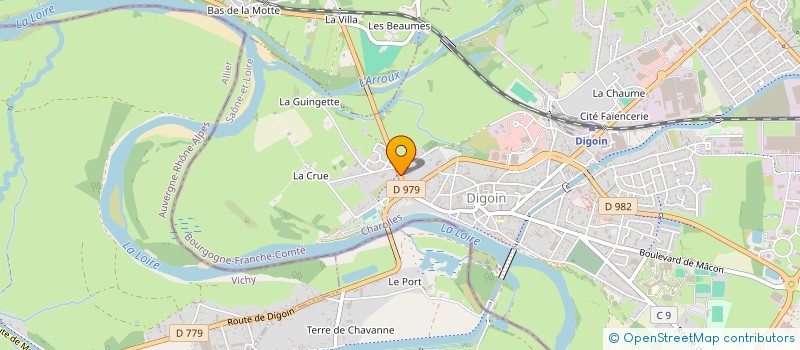 localisation de l'entreprise MONSIEUR JEROME ALVES à DIGOIN