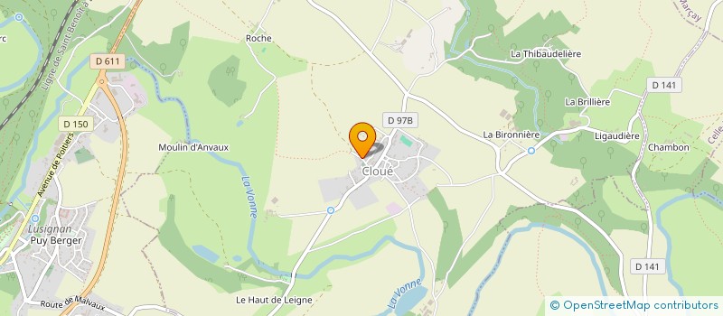 localisation de l'entreprise MONSIEUR JEROME AMAUGER à CLOUE