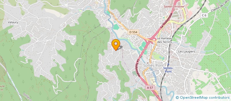 localisation de l'entreprise MONSIEUR JEROME AMELINE  SOLLIES-VILLE