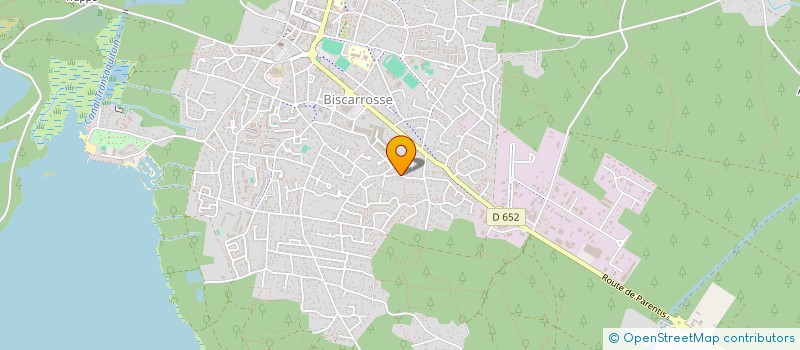 localisation de l'entreprise MONSIEUR JEROME ANCEZE  BISCARROSSE