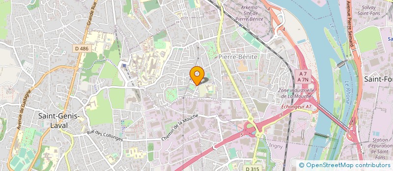 localisation de l'entreprise MONSIEUR JEROME ANDRADE  OULLINS-PIERRE-BENITE