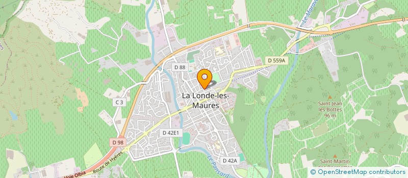 localisation de l'entreprise MONSIEUR JEROME ANDRE à LA LONDE-LES-MAURES
