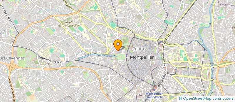 localisation de l'entreprise MONSIEUR JEROME ANDRE à MONTPELLIER