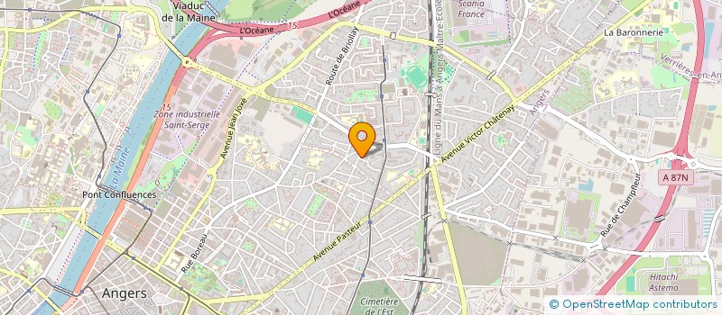 localisation de l'entreprise MONSIEUR JEROME ANDRE à ANGERS