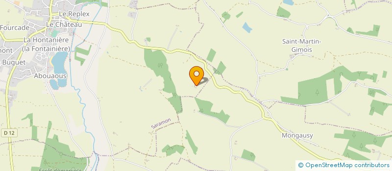 localisation de l'entreprise MONSIEUR JEROME ANE  SARAMON