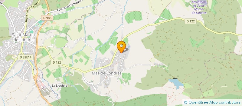 localisation de l'entreprise MONSIEUR JEROME ANTHERIEU  MAS-DE-LONDRES