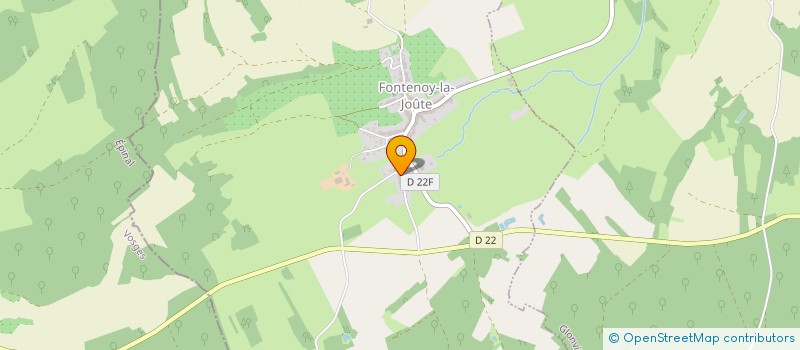 localisation de l'entreprise MONSIEUR JEROME ANTOINE  FONTENOY-LA-JOUTE