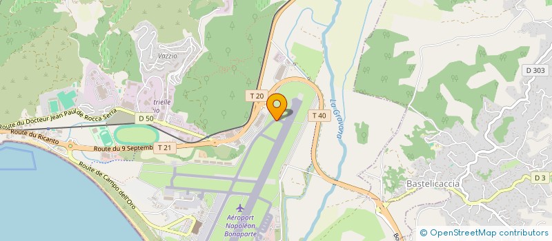 localisation de l'entreprise MONSIEUR JEROME-ANTOINE BIZZARI  AJACCIO