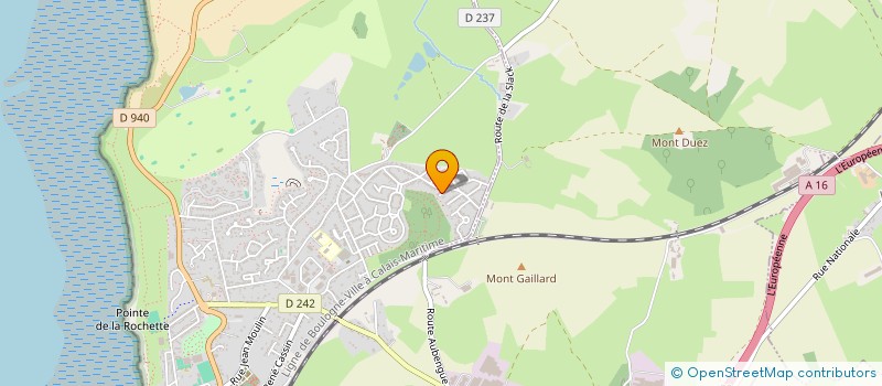 localisation de l'entreprise MONSIEUR JEROME ARBLAY  WIMEREUX