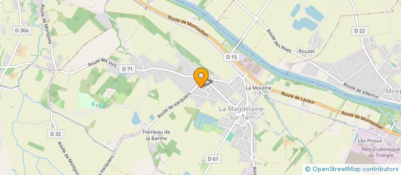 localisation de l'entreprise MONSIEUR JEROME ARCALIS  LA MAGDELAINE-SUR-TARN