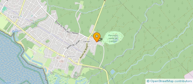 localisation de l'entreprise MONSIEUR JEROME ARDOUIN  LANTON