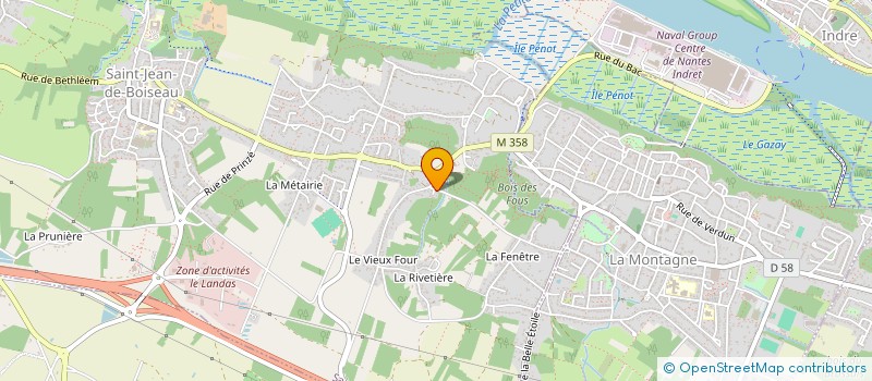 localisation de l'entreprise MONSIEUR JEROME ARDOUIN  SAINT-JEAN-DE-BOISEAU