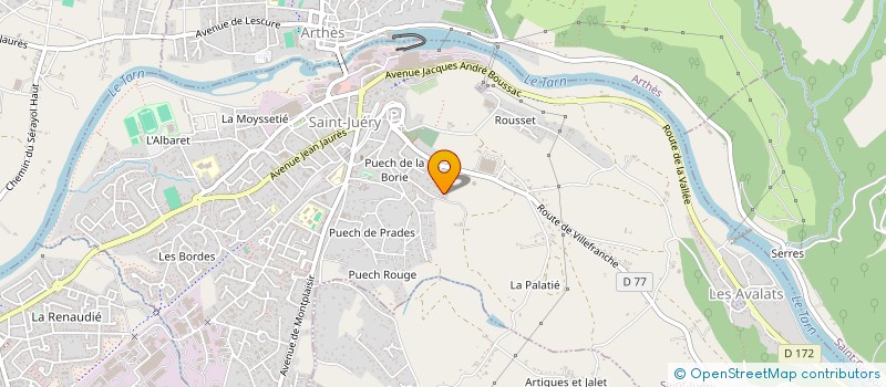 localisation de l'entreprise MONSIEUR JEROME ARMAND  SAINT-JUERY