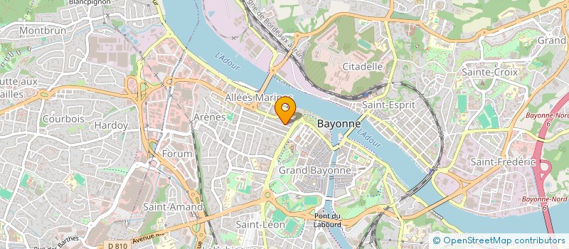 localisation de l'entreprise MONSIEUR JEROME ARMENTIA  BAYONNE