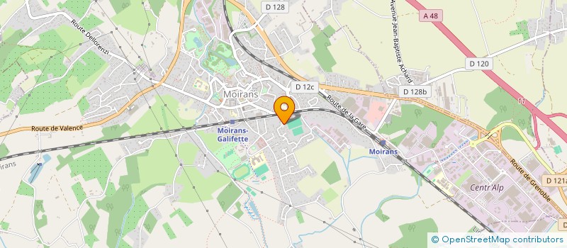 localisation de l'entreprise MONSIEUR JEROME ARNAUD  MOIRANS