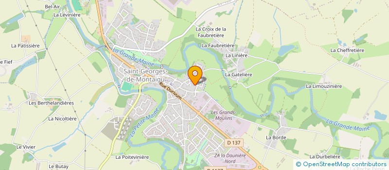 localisation de l'entreprise MONSIEUR JEROME ARRIVE à MONTAIGU-VENDEE