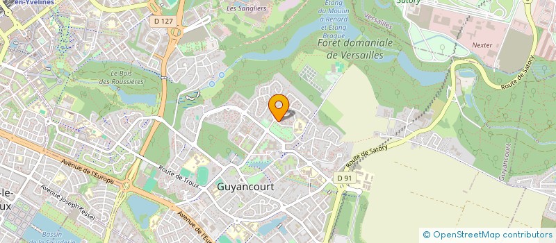 localisation de l'entreprise MONSIEUR JEROME ARTAUD  GUYANCOURT