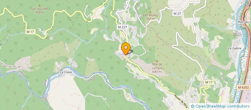 localisation de l'entreprise MONSIEUR JEROME ASCENCIO  GILETTE