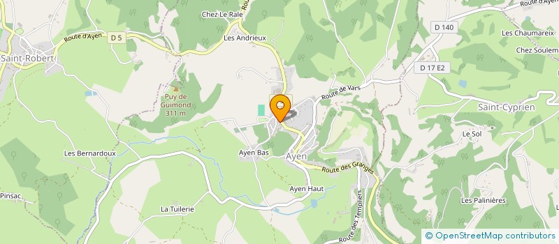 localisation de l'entreprise MONSIEUR JEROME ASTORG  AYEN