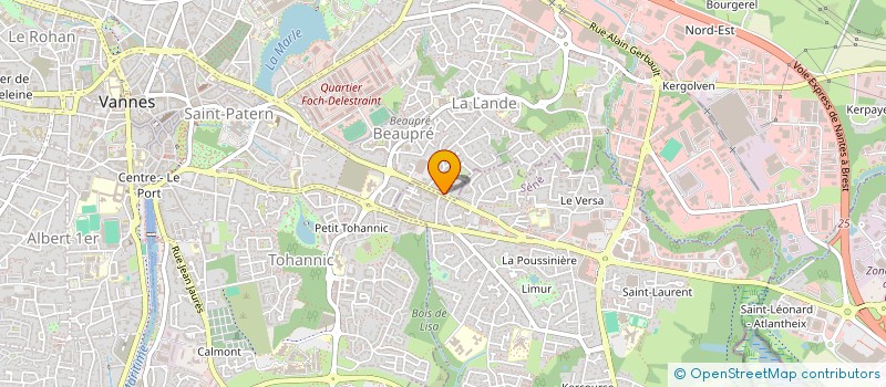 localisation de l'entreprise MONSIEUR JEROME ATHIMON à VANNES