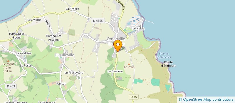 localisation de l'entreprise MONSIEUR JEROME AUBE  LA HAGUE