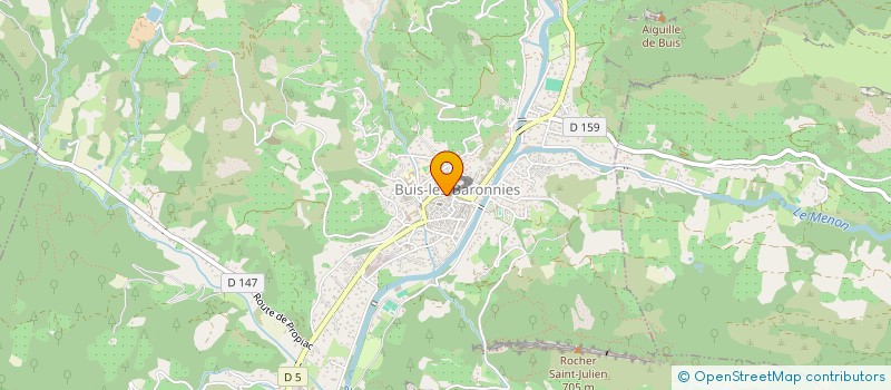 localisation de l'entreprise MONSIEUR JEROME AUBERT  BUIS-LES-BARONNIES