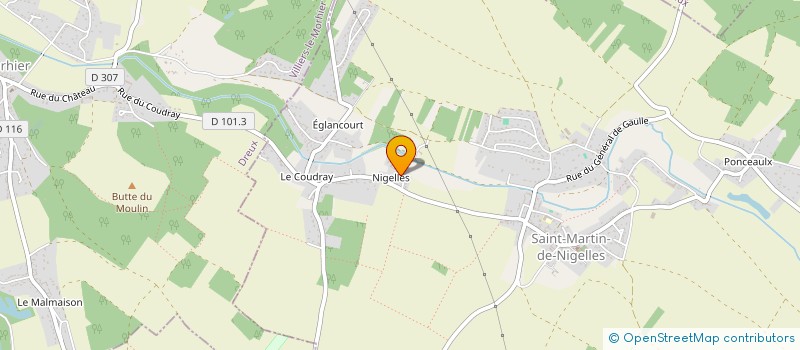 localisation de l'entreprise MONSIEUR JEROME AUBERT à SAINT-MARTIN-DE-NIGELLES