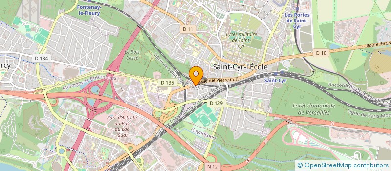 localisation de l'entreprise MONSIEUR JEROME AUBIN  SAINT-CYR-L'ECOLE