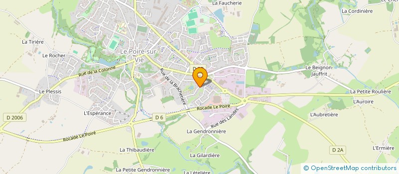 localisation de l'entreprise MONSIEUR JEROME AUBRET  LE POIRE-SUR-VIE