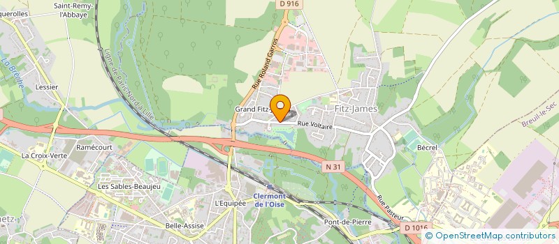 localisation de l'entreprise MONSIEUR JEROME AUFORT  FITZ-JAMES