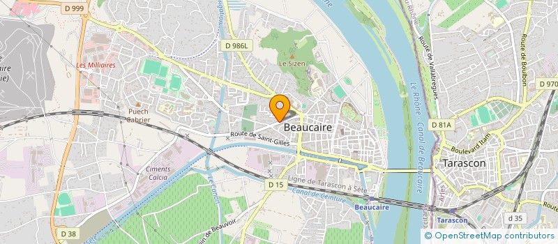 localisation de l'entreprise MONSIEUR JEROME AUTARD  BEAUCAIRE