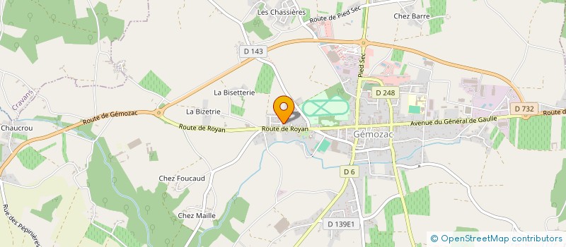 localisation de l'entreprise MONSIEUR JEROME AVRILLAUD à VIROLLET