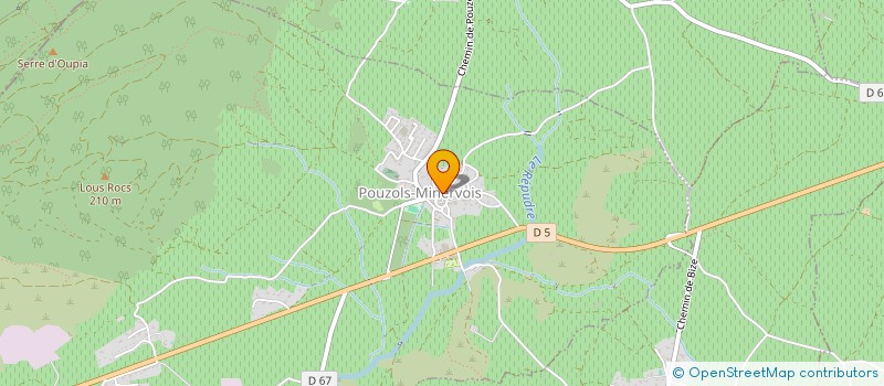 localisation de l'entreprise MONSIEUR JEROME AZALBERT  POUZOLS-MINERVOIS