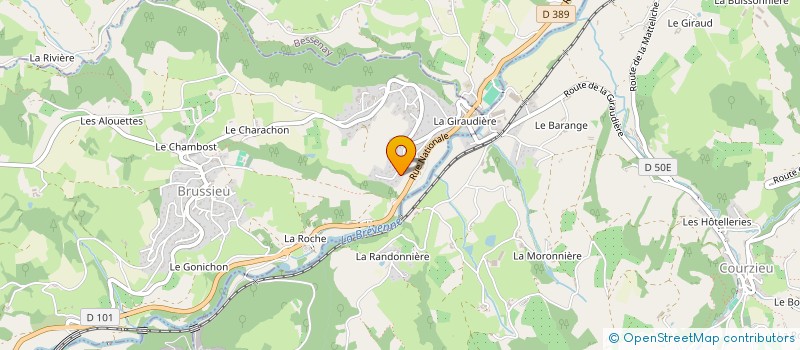 localisation de l'entreprise MONSIEUR JEROME BADOIL à COURZIEU