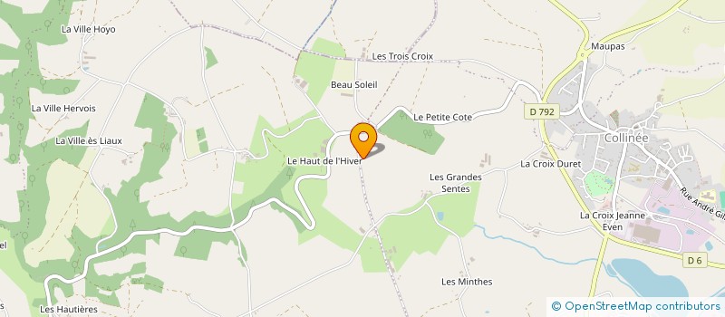 localisation de l'entreprise MONSIEUR JEROME BADOUAL à LE MENE