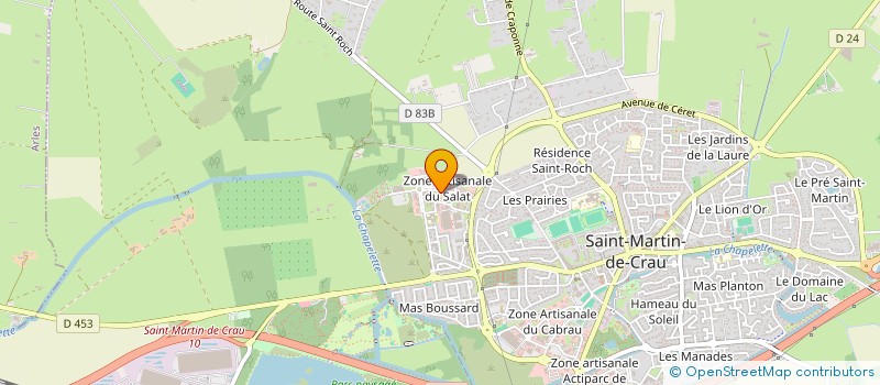 localisation de l'entreprise MONSIEUR JEROME BADOUARD à SAINT-MARTIN-DE-CRAU